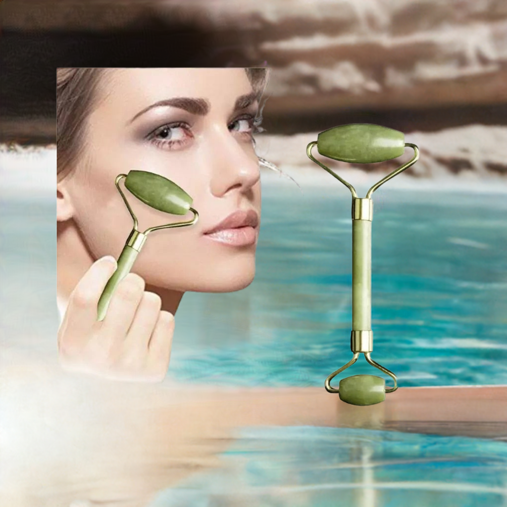 Double Head Jade Facial Massage Roller